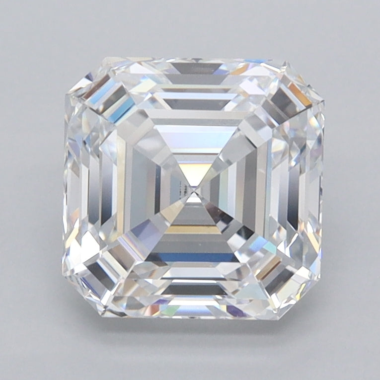 2.02 Carat Asscher Shaped, Ideal Cut, D Color, VVS1 Clarity, IGI Certified Lab Grown Diamond