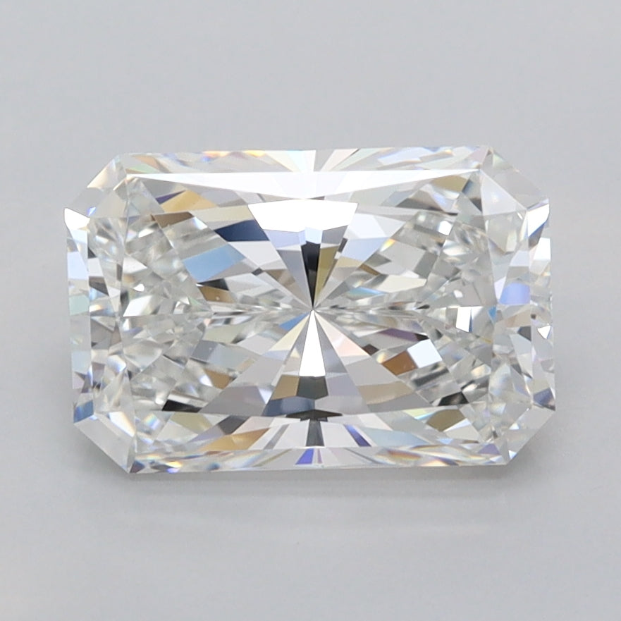 2.05 Carat Radiant Shaped, Excellent Cut, E Color, FL Clarity, IGI Certified Lab Grown Diamond