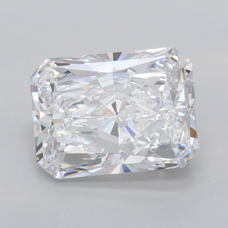 2.03 Carat Radiant Shaped, Ideal Cut, D Color, FL Clarity, IGI Certified Lab Grown Diamond