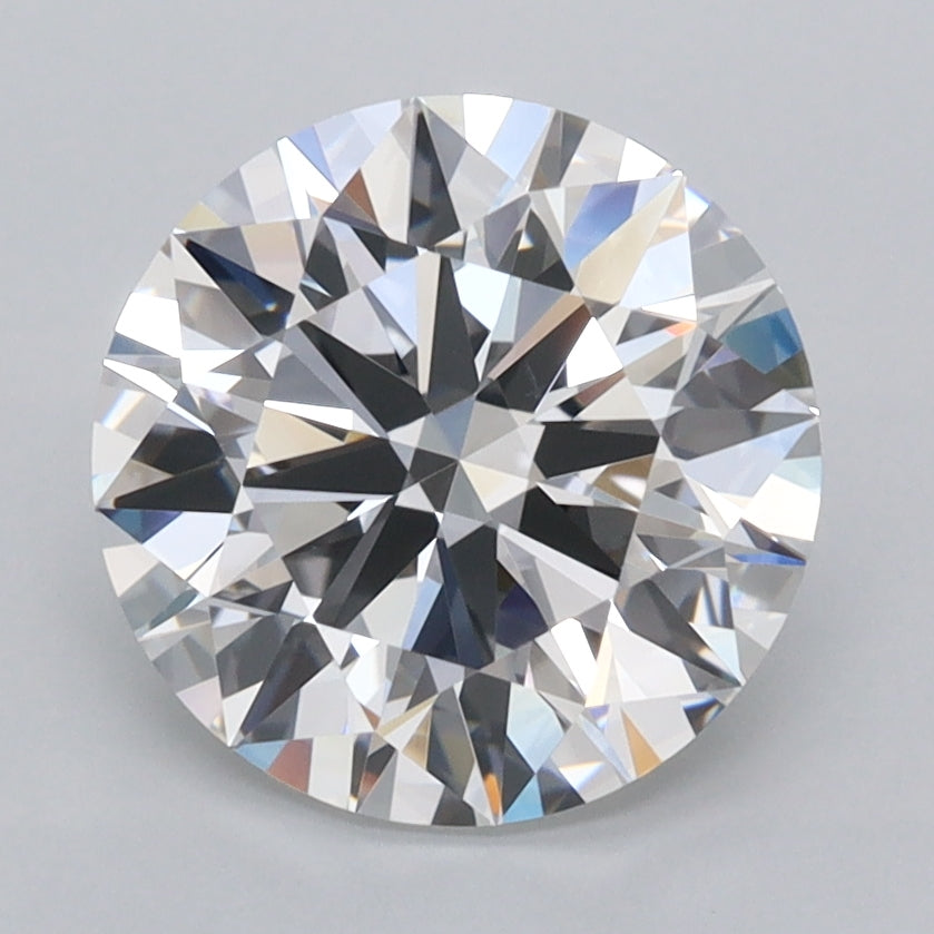 2.55 Carat Round Shaped, Ideal Cut, D Color, VVS1 Clarity, IGI Certified Lab Grown Diamond