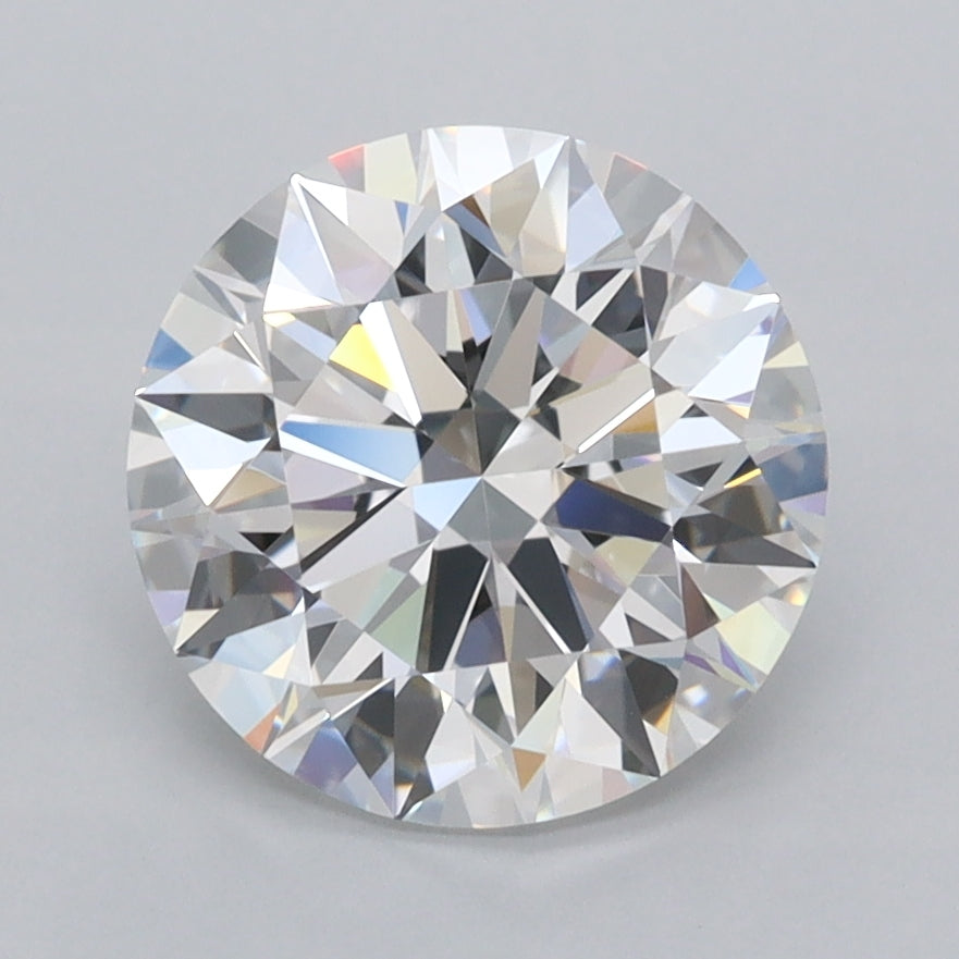2.50 Carat Round Shaped, Ideal Cut, D Color, VVS1 Clarity, IGI Certified Lab Grown Diamond