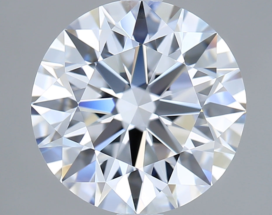 2.52 Carat Round Shaped, Ideal Cut, F Color, VVS1 Clarity, IGI Certified Lab Grown Diamond