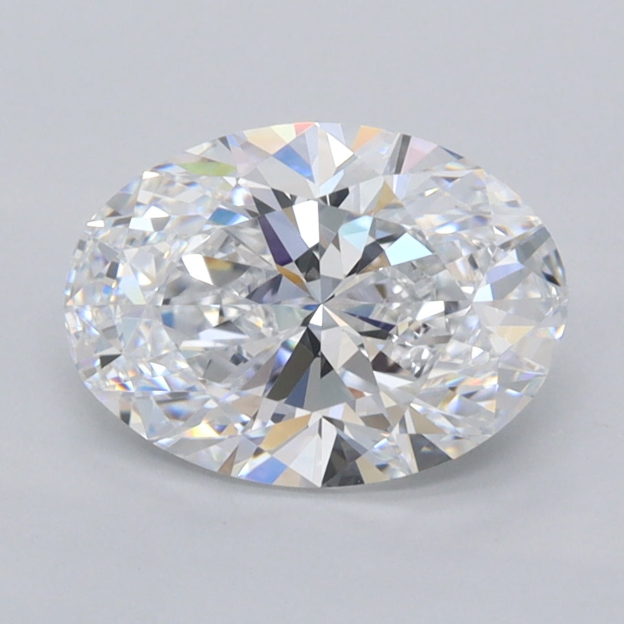 2.03 Carat Oval Shaped, Ideal Cut, D Color, VVS1 Clarity, IGI Certified Lab Grown Diamond