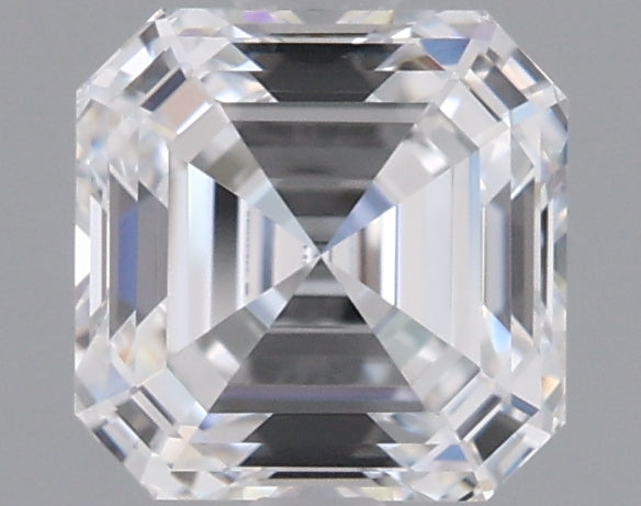 1.06 Carat Asscher Shaped, Ideal Cut, D Color, VVS1 Clarity, IGI Certified Lab Grown Diamond