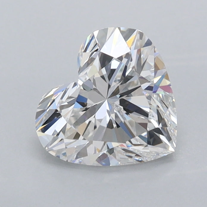 1.05 Carat Heart Shaped, Ideal Cut, D Color, VVS1 Clarity, IGI Certified Lab Grown Diamond