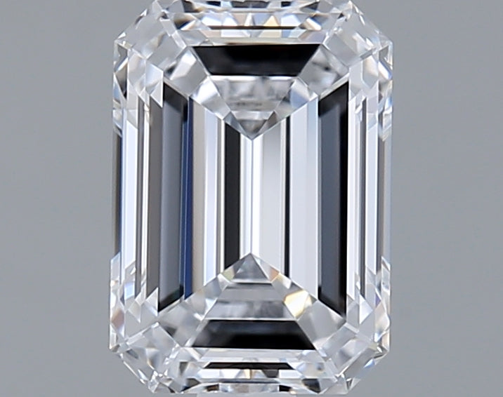 1.62 Carat Emerald Shaped, Ideal Cut, D Color, VVS1 Clarity, IGI Certified Lab Grown Diamond