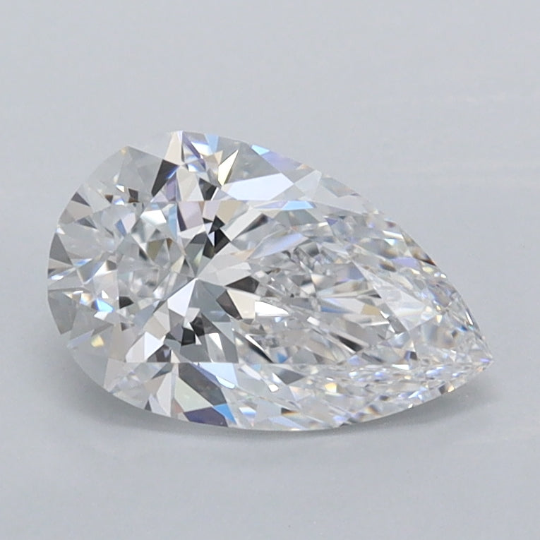 1.02 Carat Pear Shaped, Excellent Cut, D Color, VVS1 Clarity, IGI Certified Lab Grown Diamond