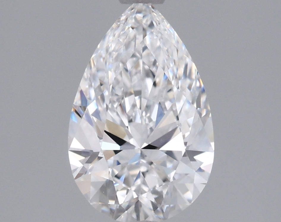 1.52 Carat Pear Shaped, Ideal Cut, D Color, VVS1 Clarity, IGI Certified Lab Grown Diamond