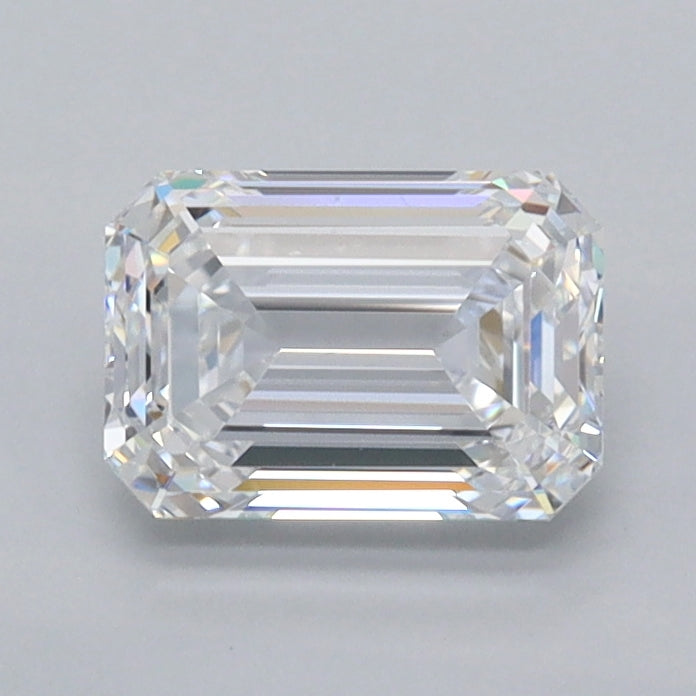 1.02 Carat Emerald Shaped, Ideal Cut, D Color, FL Clarity, IGI Certified Lab Grown Diamond
