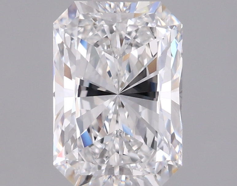 1.50 Carat Radiant Shaped, Excellent Cut, D Color, VVS1 Clarity, IGI Certified Lab Grown Diamond