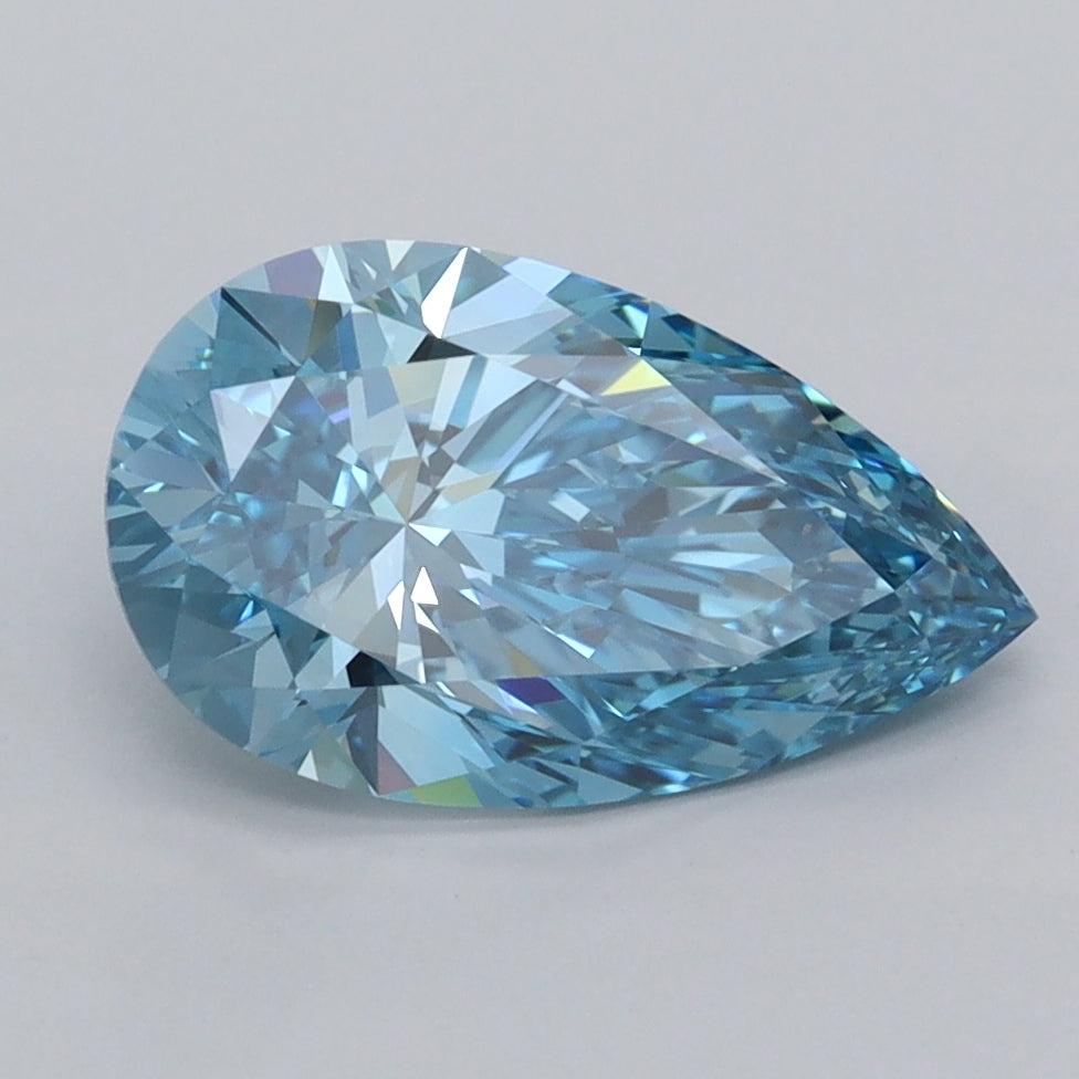 2.04 Carat Pear Shaped, Excellent Cut, VVS1 Clarity, IGI Certified Lab Grown Diamond