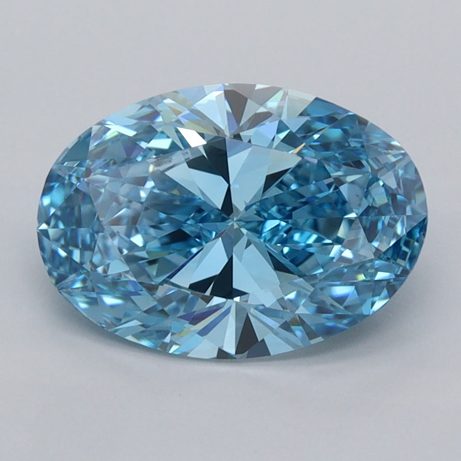 2.08 Carat Oval Shaped, Ideal Cut, VVS1 Clarity, IGI Certified Lab Grown Diamond