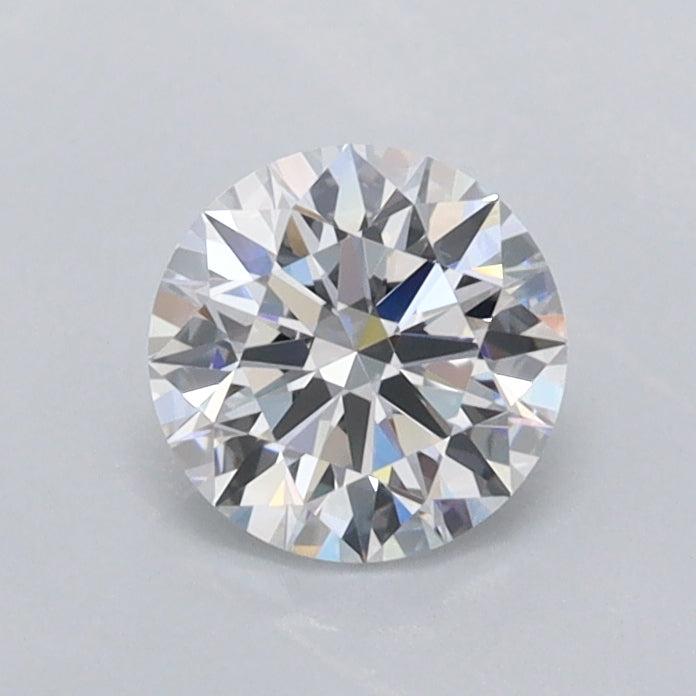 0.69 Carat Round Shaped, Ideal Cut, D Color, VVS2 Clarity, IGI Certified Lab Grown Diamond