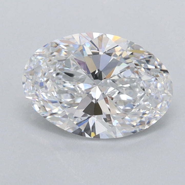 0.93 Carat Oval Shaped, Ideal Cut, D Color, VVS1 Clarity, IGI Certified Lab Grown Diamond