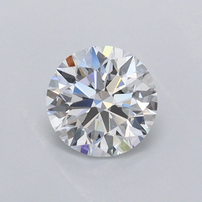 0.55 Carat Round Shaped, Excellent Cut, D Color, VVS2 Clarity, IGI Certified Lab Grown Diamond