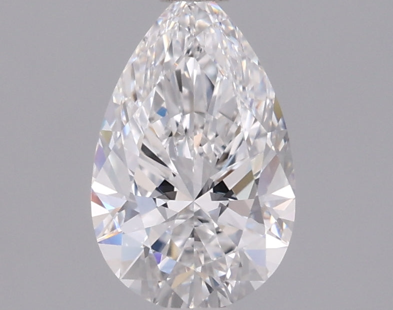 0.98 Carat Pear Shaped, Ideal Cut, D Color, VVS2 Clarity, IGI Certified Lab Grown Diamond