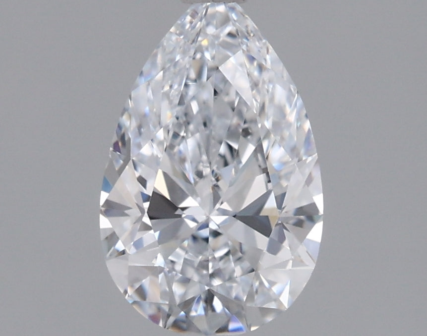1.00 Carat Pear Shaped, Ideal Cut, D Color, VVS1 Clarity, IGI Certified Lab Grown Diamond