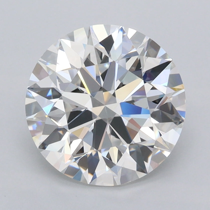 2.51 Carat Round Shaped, Excellent Cut, D Color, VVS1 Clarity, IGI Certified Lab Grown Diamond
