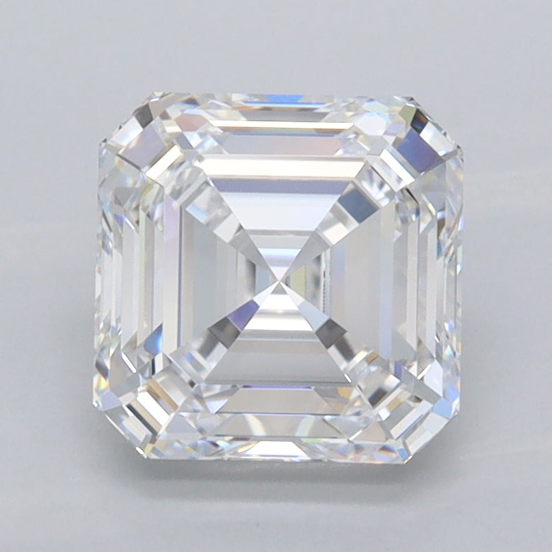 2.01 Carat Asscher Shaped, Ideal Cut, D Color, VVS1 Clarity, IGI Certified Lab Grown Diamond