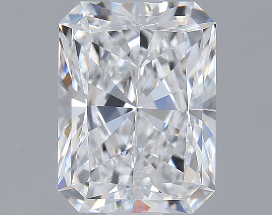 1.51 Carat Radiant Shaped, Ideal Cut, D Color, VVS1 Clarity, IGI Certified Lab Grown Diamond