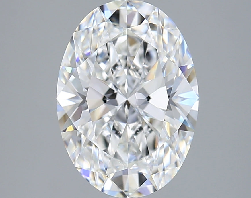 2.99 Carat Oval Shaped, Ideal Cut, F Color, VVS1 Clarity, IGI Certified Lab Grown Diamond