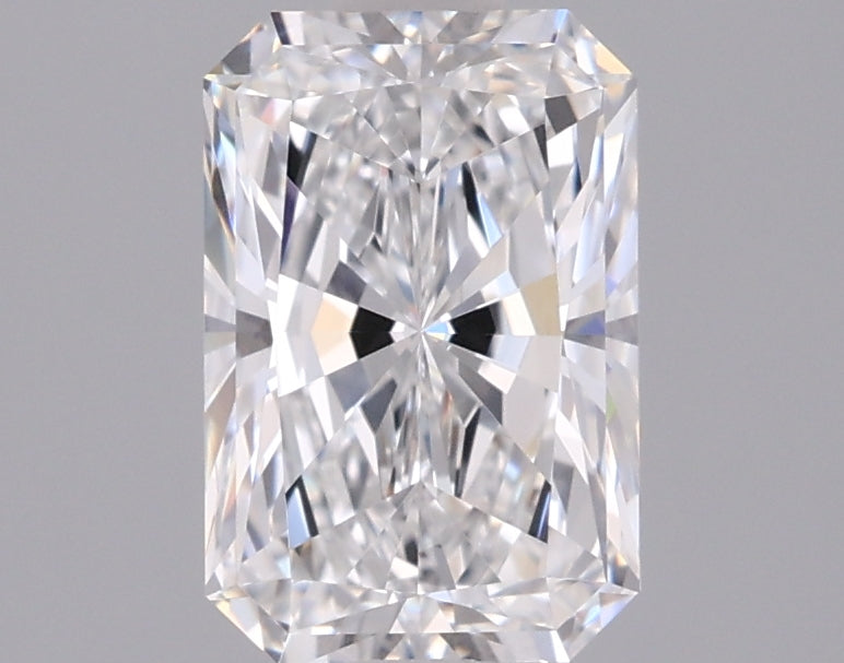 1.51 Carat Radiant Shaped, Ideal Cut, D Color, VVS2 Clarity, IGI Certified Lab Grown Diamond