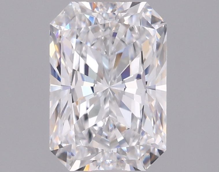 1.51 Carat Radiant Shaped, Excellent Cut, D Color, VVS2 Clarity, IGI Certified Lab Grown Diamond
