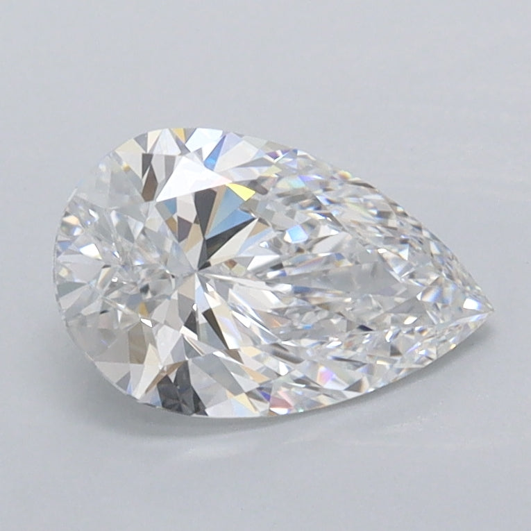 1.01 Carat Pear Shaped, Excellent Cut, D Color, VVS1 Clarity, IGI Certified Lab Grown Diamond