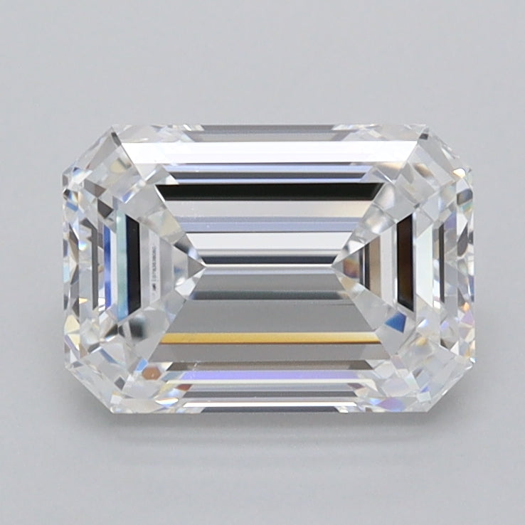 1.55 Carat Emerald Shaped, Ideal Cut, D Color, FL Clarity, IGI Certified Lab Grown Diamond