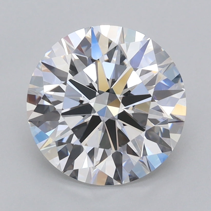 2.21 Carat Round Shaped, Ideal Cut, D Color, VVS1 Clarity, IGI Certified Lab Grown Diamond