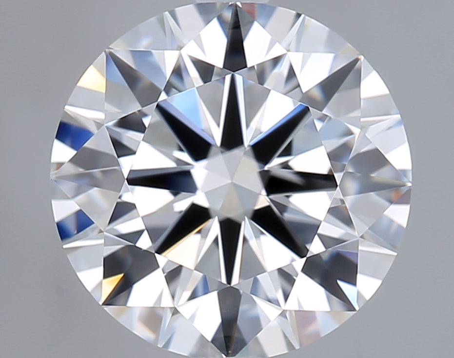 2.52 Carat Round Shaped, Ideal Cut, D Color, VVS2 Clarity, IGI Certified Lab Grown Diamond