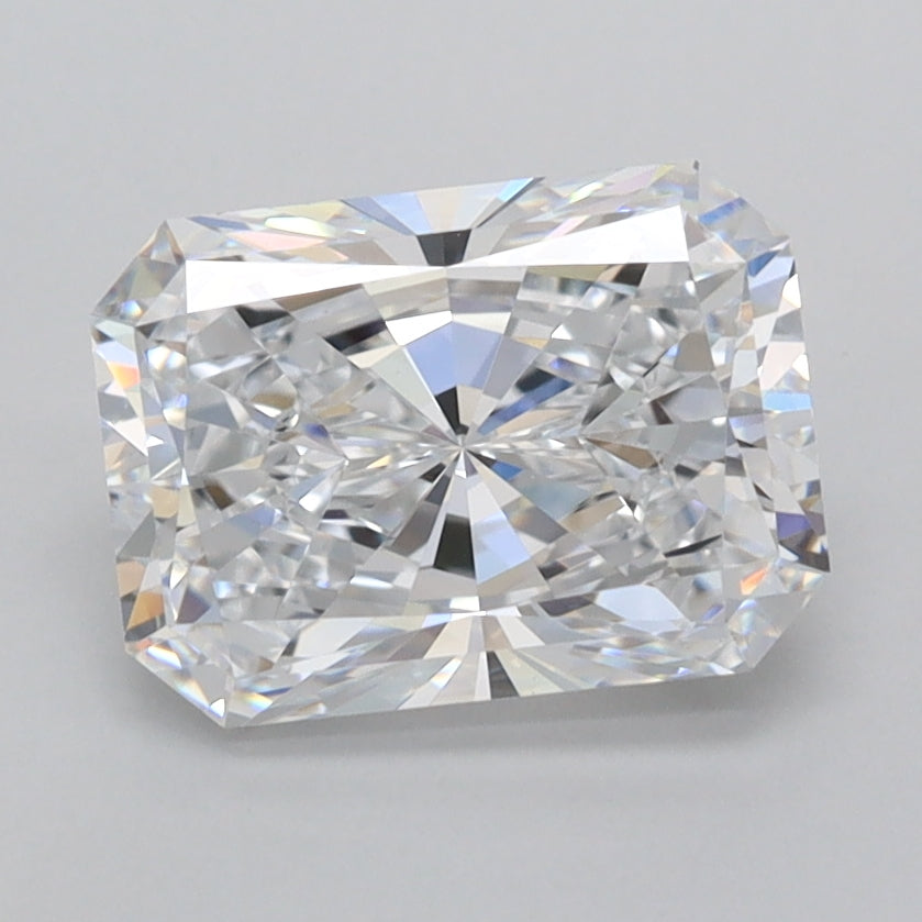 2.04 Carat Radiant Shaped, Ideal Cut, D Color, VVS1 Clarity, IGI Certified Lab Grown Diamond