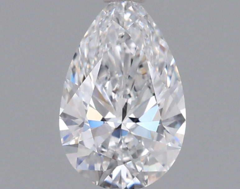 0.73 Carat Pear Shaped, Ideal Cut, D Color, VVS1 Clarity, IGI Certified Lab Grown Diamond