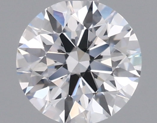 0.53 Carat Round Shaped, Ideal Cut, D Color, VVS1 Clarity, IGI Certified Lab Grown Diamond