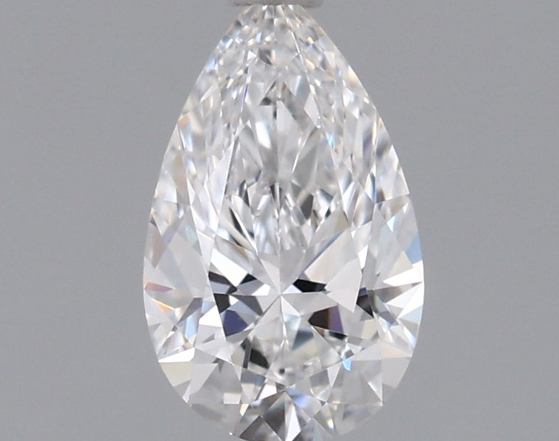 0.72 Carat Pear Shaped, Excellent Cut, D Color, VVS2 Clarity, IGI Certified Lab Grown Diamond
