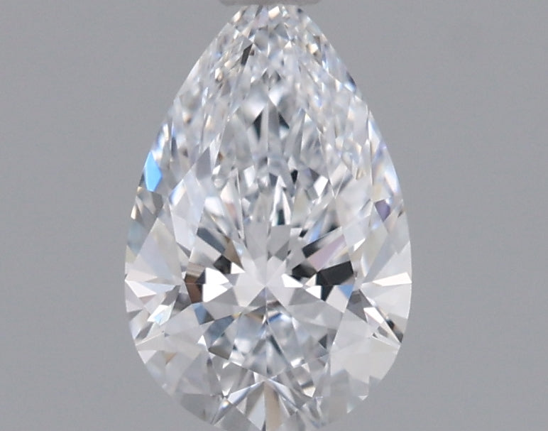 0.74 Carat Pear Shaped, Ideal Cut, E Color, VVS1 Clarity, IGI Certified Lab Grown Diamond