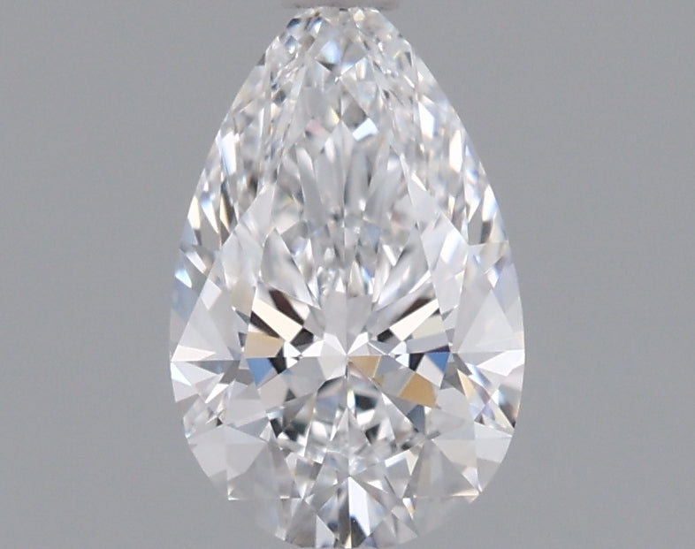 0.73 Carat Pear Shaped, Ideal Cut, D Color, VVS1 Clarity, IGI Certified Lab Grown Diamond