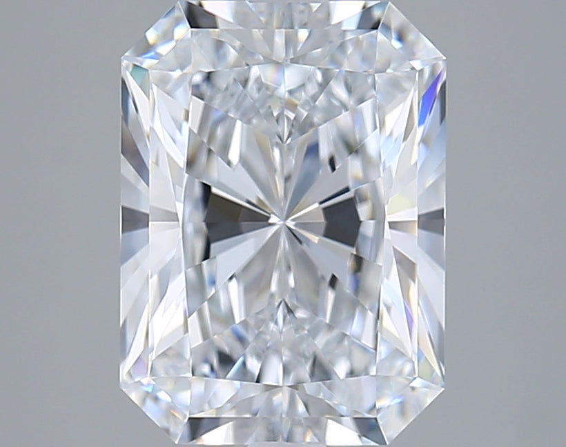 3.35 Carat Radiant Shaped, Ideal Cut, E Color, VVS1 Clarity, IGI Certified Lab Grown Diamond