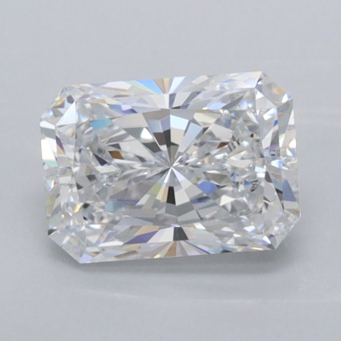 1.07 Carat Radiant Shaped, Excellent Cut, D Color, VVS1 Clarity, IGI Certified Lab Grown Diamond