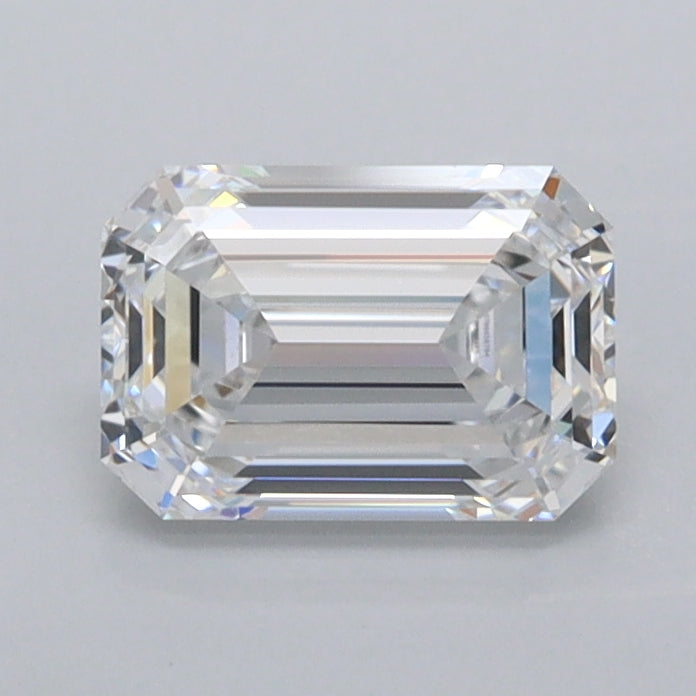1.09 Carat Emerald Shaped, Ideal Cut, D Color, VVS1 Clarity, IGI Certified Lab Grown Diamond