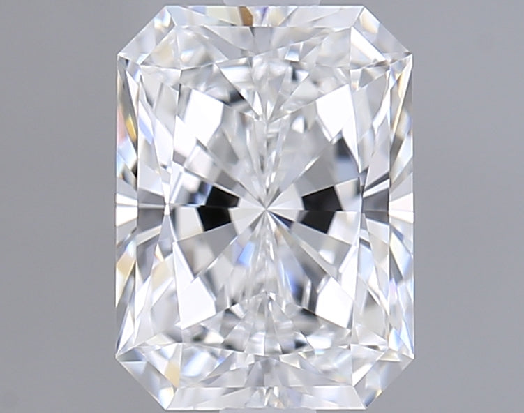 1.56 Carat Radiant Shaped, Ideal Cut, D Color, VS1 Clarity, IGI Certified Lab Grown Diamond