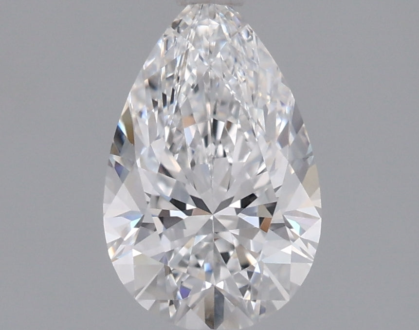 1.02 Carat Pear Shaped, Excellent Cut, D Color, VVS2 Clarity, IGI Certified Lab Grown Diamond