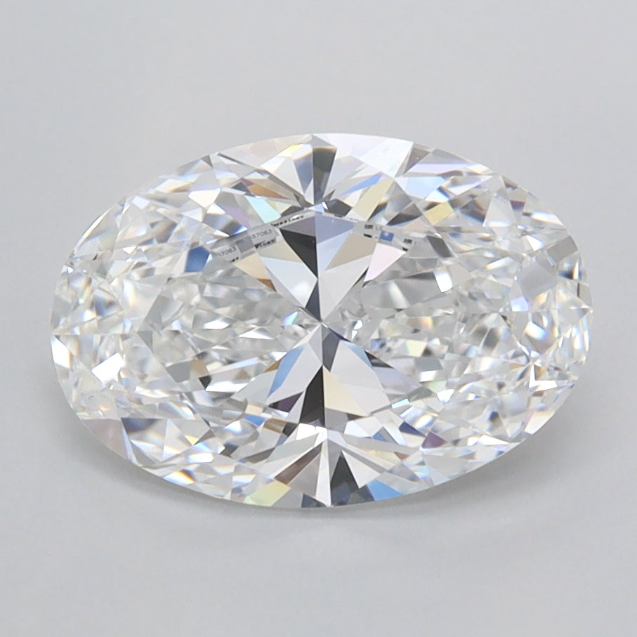 2.05 Carat Oval Shaped, Ideal Cut, D Color, VVS1 Clarity, IGI Certified Lab Grown Diamond