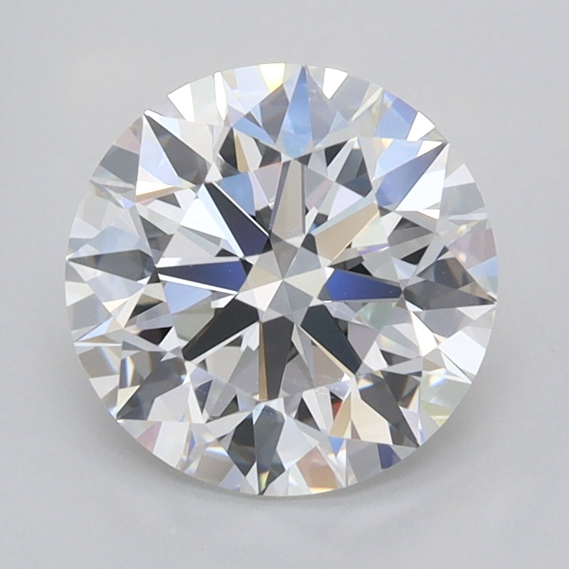 2.05 Carat Round Shaped, Ideal Cut, D Color, FL Clarity, IGI Certified Lab Grown Diamond