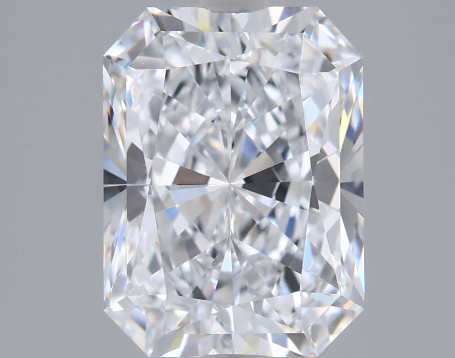 2.56 Carat Radiant Shaped, Ideal Cut, E Color, VVS1 Clarity, IGI Certified Lab Grown Diamond