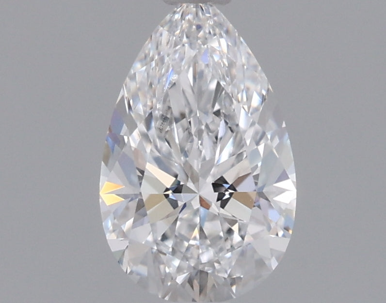 0.78 Carat Pear Shaped, Ideal Cut, D Color, VS2 Clarity, IGI Certified Lab Grown Diamond