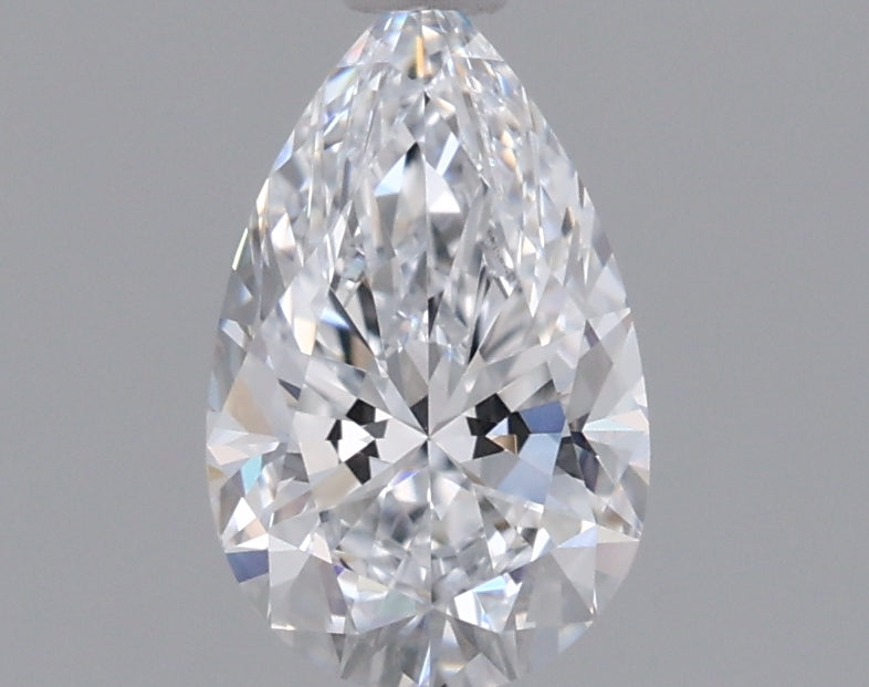 0.77 Carat Pear Shaped, Excellent Cut, E Color, VVS1 Clarity, IGI Certified Lab Grown Diamond