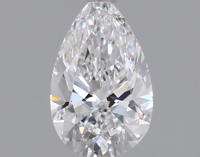 0.72 Carat Pear Shaped, Ideal Cut, D Color, VVS1 Clarity, IGI Certified Lab Grown Diamond