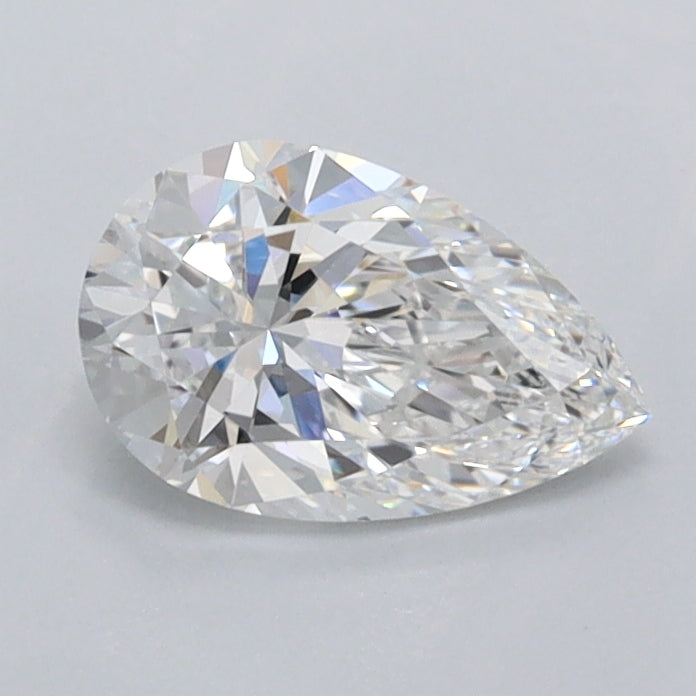 0.47 Carat Pear Shaped, Ideal Cut, D Color, VVS2 Clarity, IGI Certified Lab Grown Diamond