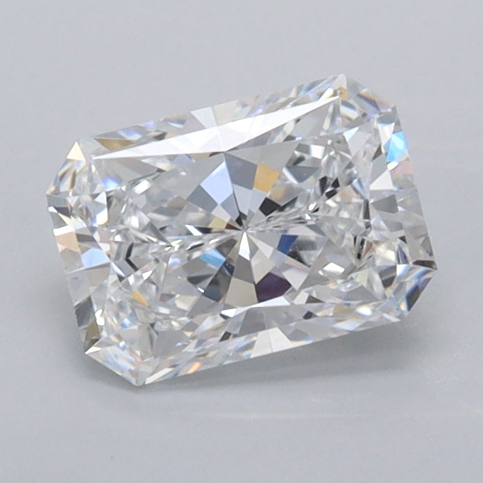 1.04 Carat Radiant Shaped, Excellent Cut, D Color, VVS1 Clarity, IGI Certified Lab Grown Diamond
